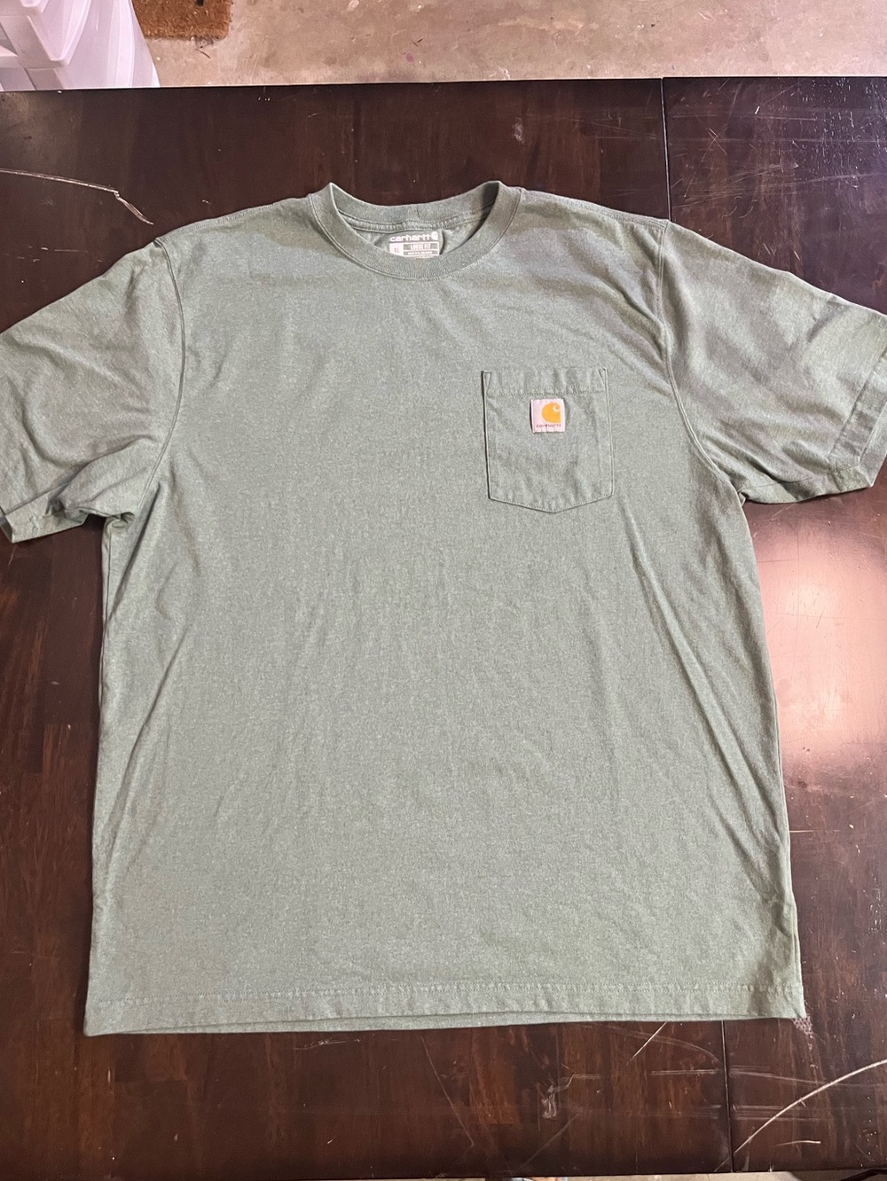 Carhartt Loose Fit Pocket Tshirt, Sz XL, Green